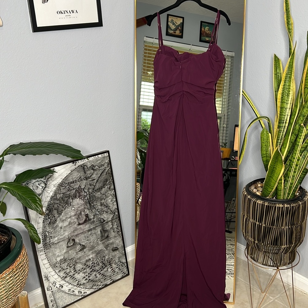 HOUSE OF CB 'Lani' Merlot Corset Maxi Dress NWOT - Picture 9 of 9